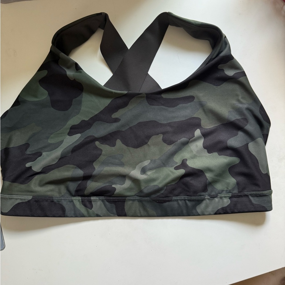 Old Navy Green and Black Sports Bra Intimates